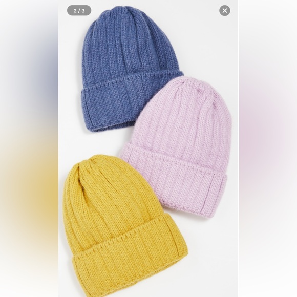 NWT Hat Attack Color Story Knit Beanie in Mustard Yellow Women’s One Size - Picture 2 of 6